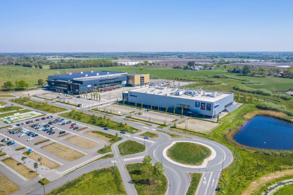Overzichtsfoto Breepark Breda vanuit de lucht