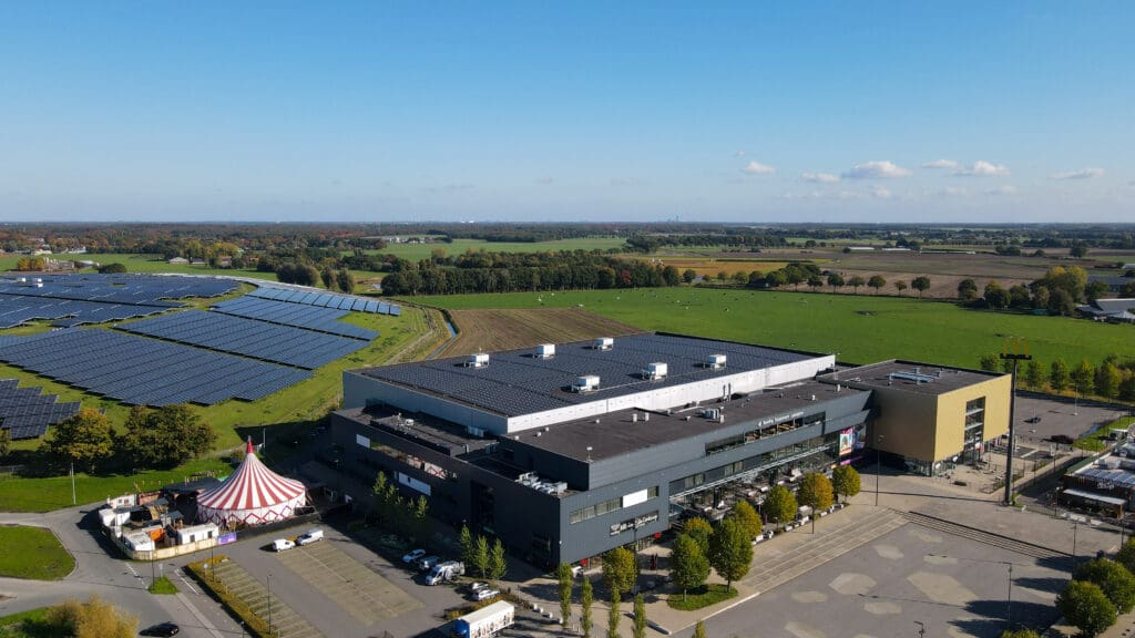 Breepark Breda overzichtfoto vanuit de lucht.